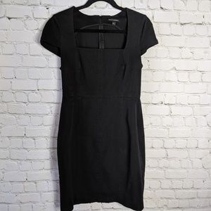 Banana Republic Cap-Sleeve Little Black Dress